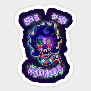 Roscoe's Madness (V1) Sticker